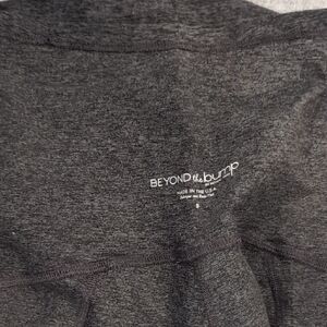 Beyond the Bump Heather Charcoal Maternity Top